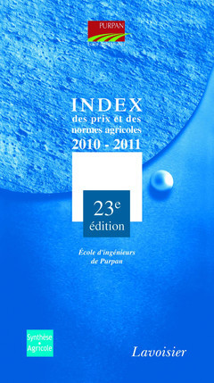 INDEX DES PRIX ET DES NORMES AGRICOLES 2010 2011 23  ED
