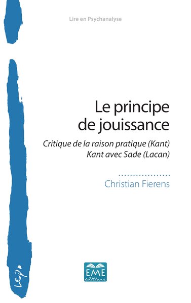 PRINCIPE DE JOUISSANCE - CRITIQUE DE LA RAISON PRATIQUE (KANT) - KANT AV