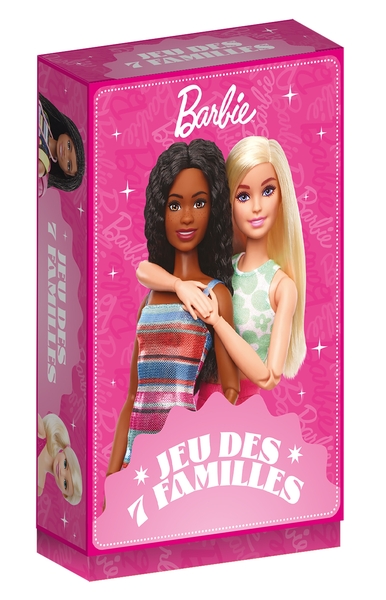 BARBIE - BOITE DE CARTES - JEU DES 7 FAMILLES
