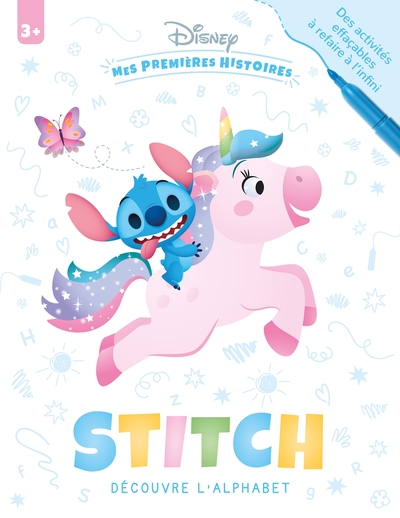 DISNEY BABY - MES PREMIERES HISTOIRES - CAHIER D´ACTIVITES - STITCH DECOUVRE L´ALPHABET