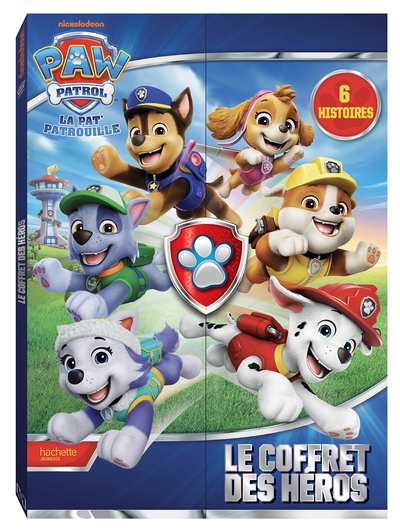 LA PAT´ PATROUILLE - LE COFFRET DES HEROS - COFFRET DE 6 LIVRES TOUT-CARTON