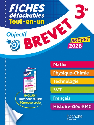 OBJECTIF BREVET - FICHES TOUT-EN-UN 2026