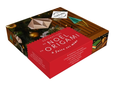 COFFRET DECORATIONS DE NOEL EN ORIGAMI