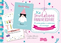 KIT INVITATIONS ANNIVERSAIRE