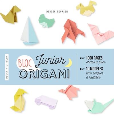 HAPPY ORIGAMIS JUNIORS - 1000 PAGES PRETES A PLIER ET 10 MODELES TOUT SIMPLES A REALISER