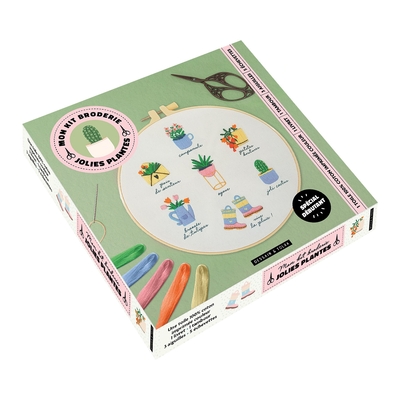MON KIT BRODERIE - JOLIES PLANTES