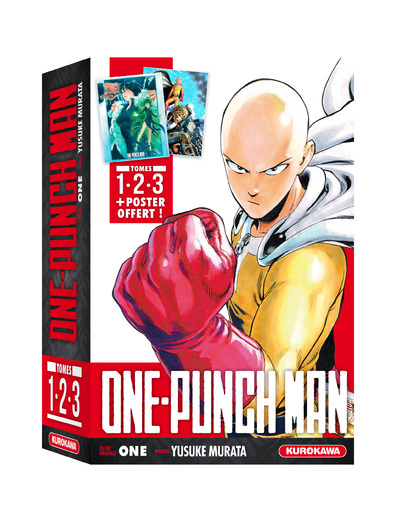 COFFRET ONE-PUNCH MAN - TOMES 1 A 3 + POSTER