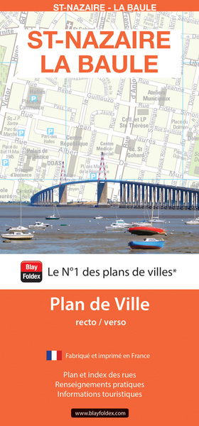 SAINT-NAZAIRE / LA BAULE 2024 - PLAN DE VILLE