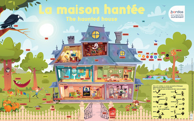 POSTERS PHOSPHORESCENTS - LA MAISON HANTEE - THE HAUNTED HOUSE