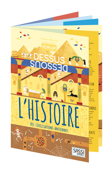 POP UP DESSUS DESSOUS L´HISTOIRE DES CIVILISATIONS ANCIENNES