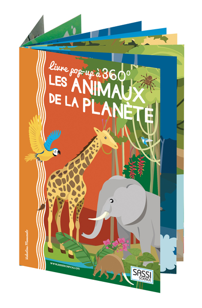 ANINAUX DE LA PLANETE - LIVRE POP UP 360°