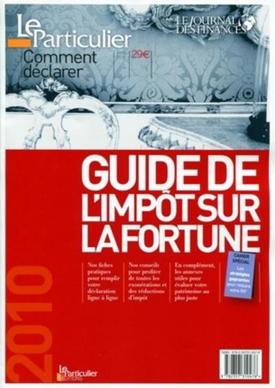 GUIDE DE L´IMPOT SUR LA FORTUNE