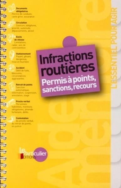 INFRACTIONS ROUTIERES. PERMOS A POINTS, SANCTIONS, RECOURS