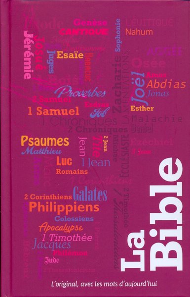 BIBLE SEGOND 21 COMPACTE : COUVERTURE SEMI-RIGIDE ILLUSTREE TYPO