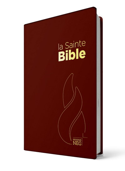 BIBLE NEG COMPACT : PVC GRENAT