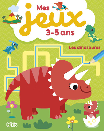 MES JEUX 3-5 ANS LES DINOSAURE