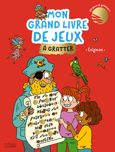 MON GRAND LIVRE DE JEUX A GRATTER - ENIGMES