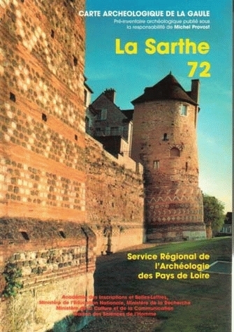 CARTE ARCHEOLOGIQUE DE LA GAULE. [NOUVELLE SERIE] - T72 - LA SARTHE
