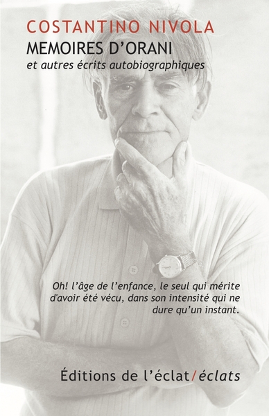 MEMOIRES D ORANI - ET AUTRES ECRITS AUTOBIOGRAPHIQUES