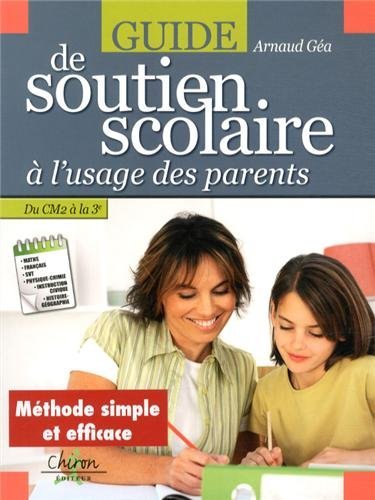 GUIDE DU SOUTIEN SCOLAIRE A L´USAGE DES PARENTS