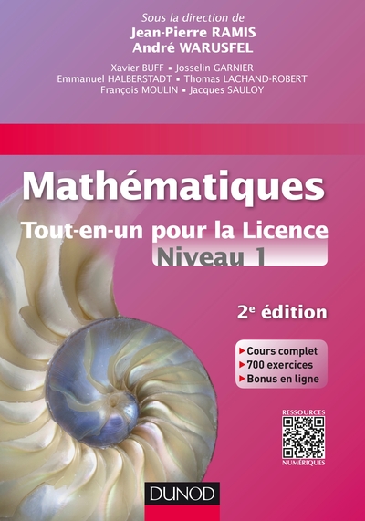 MATHEMATIQUES TOUT-EN-UN POUR LA LICENCE - NIVEAU L1 - 2E EDITION