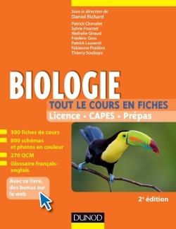 BIOLOGIE -TOUT LE COURS EN FICHES - 2E ED. - 300 FICHES DE COURS, 300 QCM ET BONUS WEB