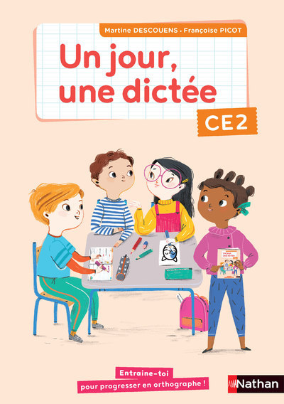 JOUR, UNE DICTEE CE2 - CAHIER - 2020