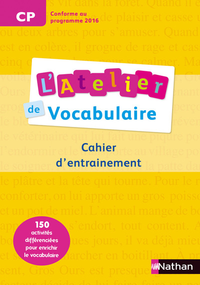 ATELIER VOCAB-ORTHO-EXPRESS - CAHIER 1