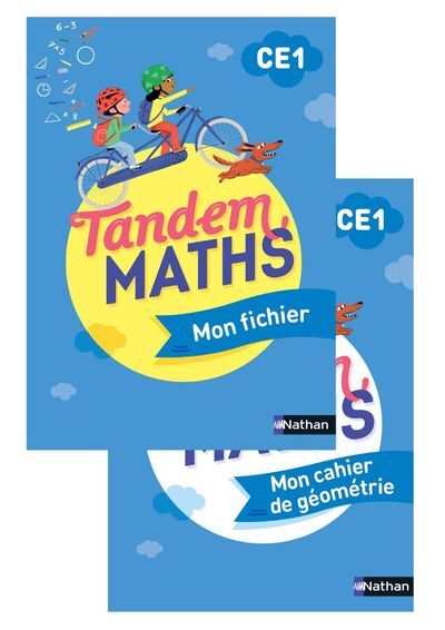 TANDEM - MATHS CE1 - FICHIER DE L´ELEVE + CAHIER GEOMETRIE