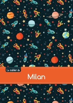 CAHIER MILAN SEYES,96P,A5 ESPACE