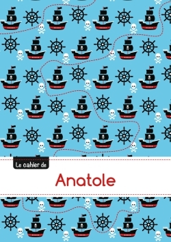 CAHIER D´ANATOLE - BLANC, 96P, A5 - PIRATES