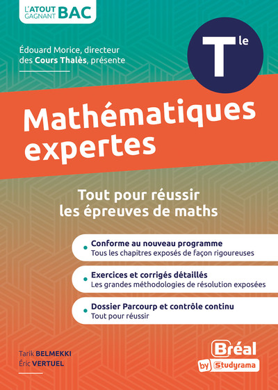 ENSEIGNEMENT OPTIONNEL MATHEMATIQUES EXPERTES TERMINALE - COURS ET EXERCICES CORRIGES BASES SUR LE N