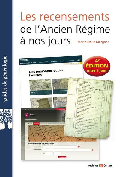 RECENSEMENTS DE L´ANCIEN REGIME A NOS JOURS - 4E EDITION MISE A JOUR