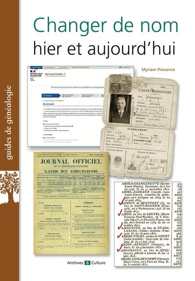 CHANGER DE NOM HIER ET AUJOURD´HUI