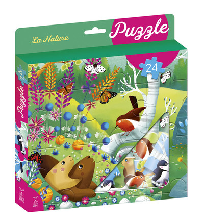 MA BOITE A PUZZLE 24P NATURE