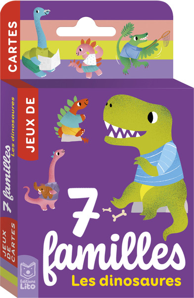 JEUX 7 FAMILLES LES DINOSAURES