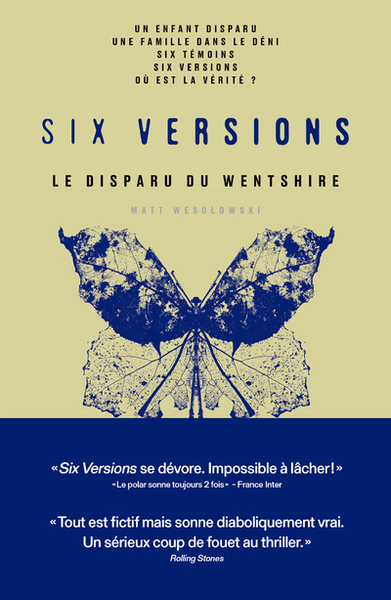 SIX VERSIONS - LE DISPARU DU WILTSHIRE - TOME 3 LA DISPARUE DU WENTSHIRE