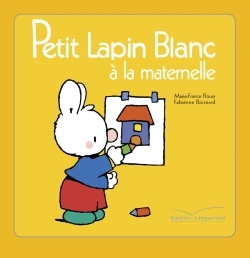 PETIT LAPIN BLANC A LA MATERNELLE