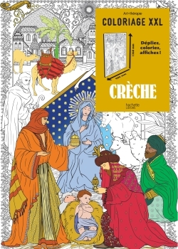 COLORIAGE XXL CRECHE