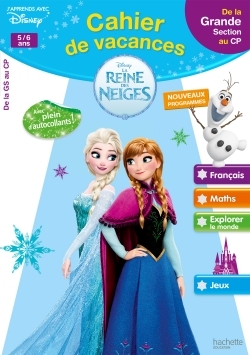 CAHIER DE VACANCES LA REINE DES NEIGES DE LA GS AU CP