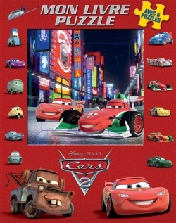 CARS 2, MON GRAND LIVRE-PUZZLE