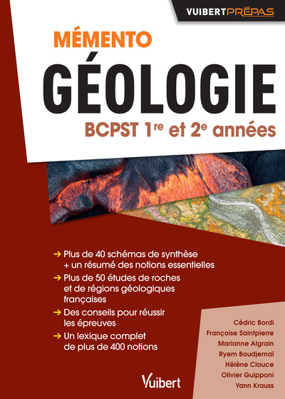 MEMENTO GEOLOGIE BCPST 1RE ET 2E ANNEES