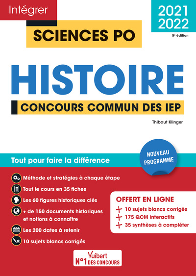 INTEGRER SCIENCES PO HISTOIRE - CONCOURS COMMUN DES IEP