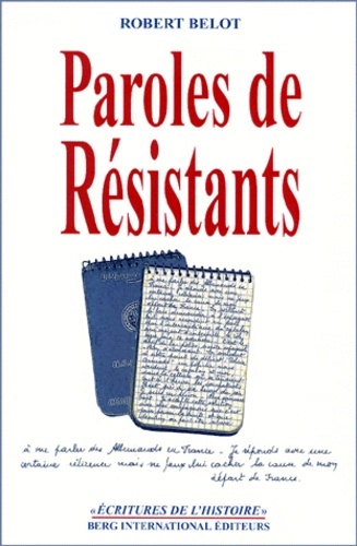 PAROLES DE RESISTANTS