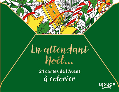 EN ATTENDANT NOEL - 24 CARTES DE L´AVENT A COLORIER