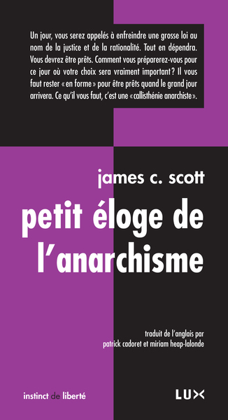 PETIT ELOGE DE L´ ANARCHISME
