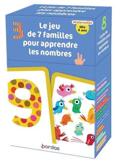 JEU DE 7 FAMILLES POUR APPRENDRE LES NOMBRES