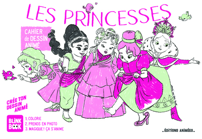 PRINCESSES CAHIER DE DESSIN ANIME