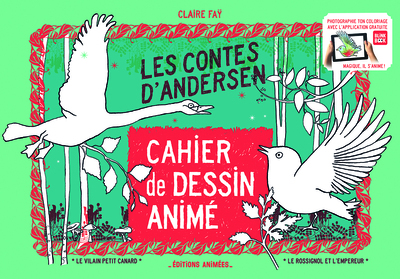 CAHIER DE DESSIN ANIME LES CONTES D´ANDERSEN