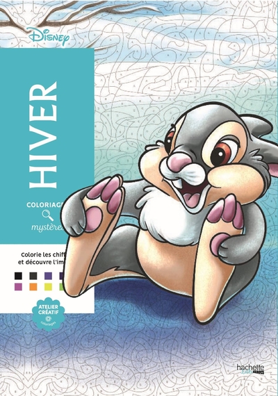 COLORIAGES MYSTERES DISNEY HIVER